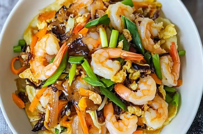 Moo Shu Shrimp Pancakes Recipe