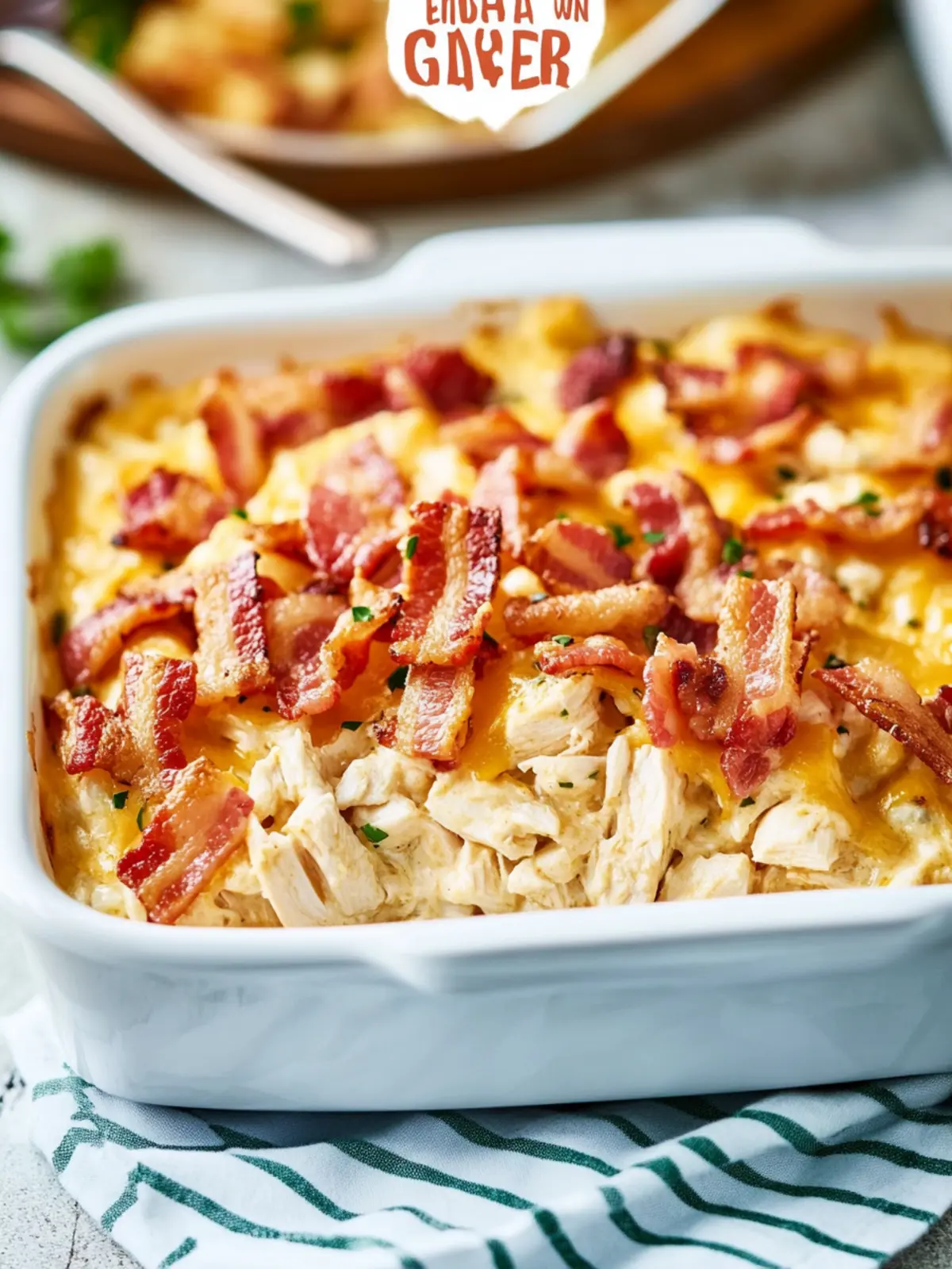 Irresistible Easy Chicken Bacon Ranch Casserole for Busy Nights 4 Easy Chicken Bacon Ranch Casserole