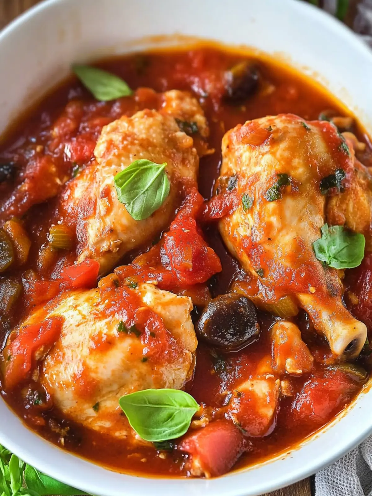 Crockpot Chicken Cacciatore: A Cozy Italian Delight 3 Crockpot Chicken Cacciatore