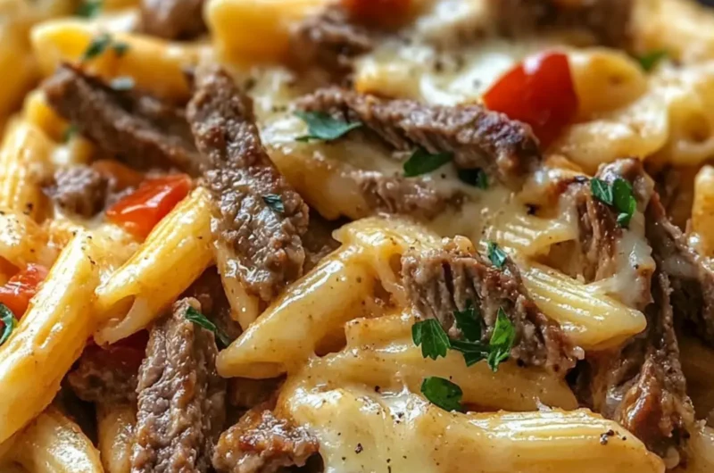 Delicious Philly Cheese Steak Pasta Recipe for Family Dinners