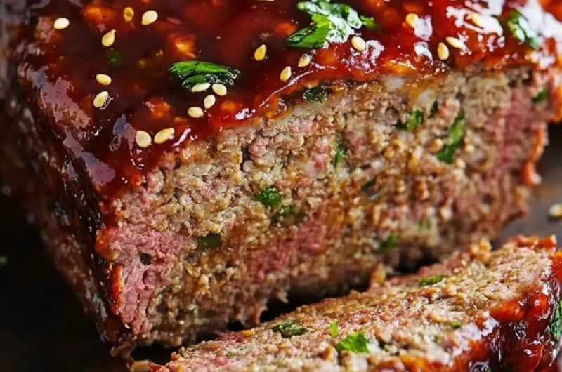 Char Siu Glazed Meatloaf