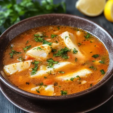 Wholesome Greek Psarosoupa: Your Cozy Fish Soup Delight 10 Greek Psarosoupa (Fish Soup)