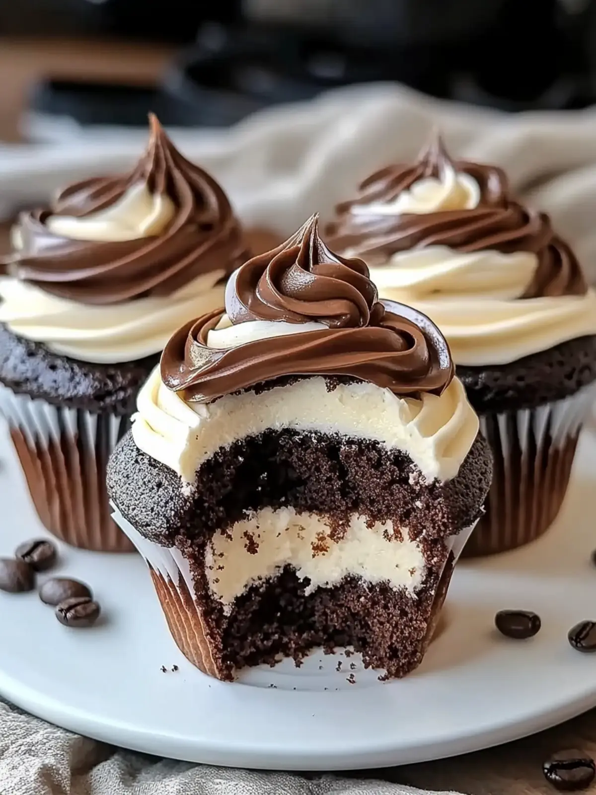 Heavenly Chocolate Coffee Cream Cupcakes Recipe You’ll Love 2 Chocolate Coffee Cream Cupcakes Recipe