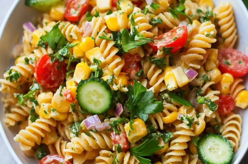 Herbed Summer Corn Pasta Salad