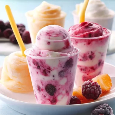 Frozen Berry & Yogurt Swirls for a Guilt-Free Delight 10 Frozen Berry & Yogurt Swirls