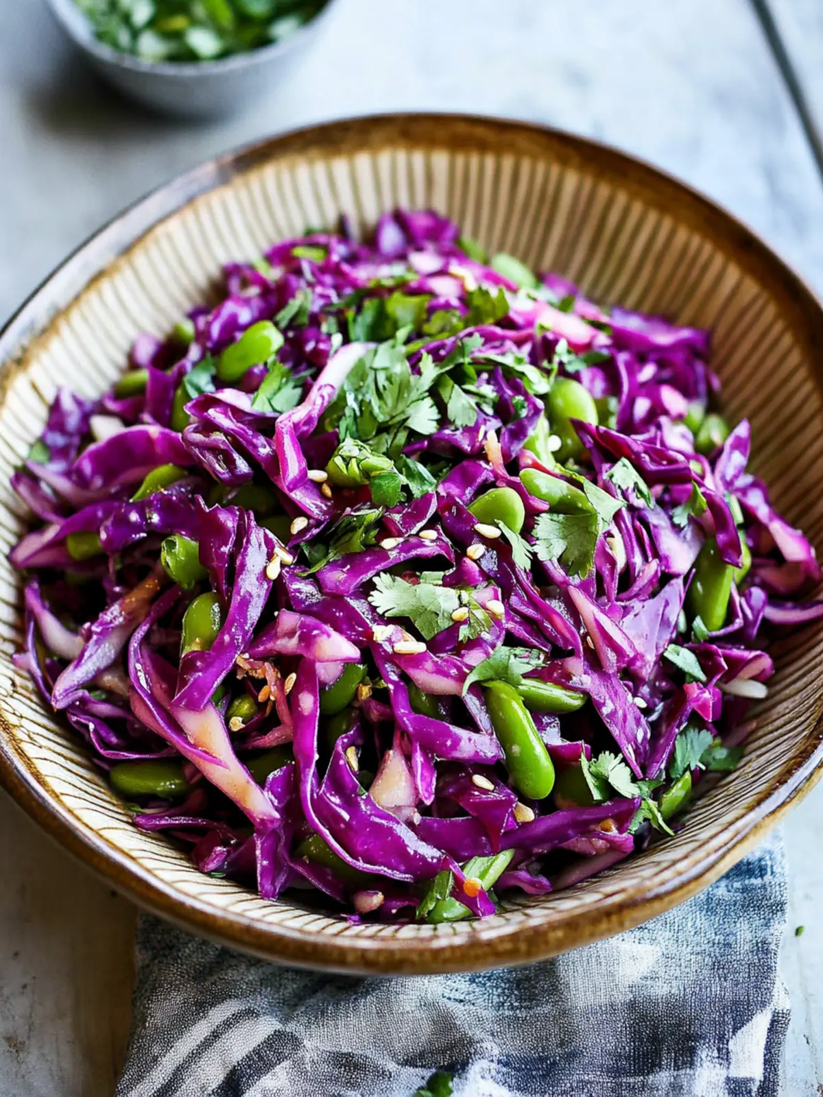 Crunchy Hoisin Snap Pea & Red Cabbage Slaw You'll Love 3 Hoisin Snap Pea & Red Cabbage Slaw