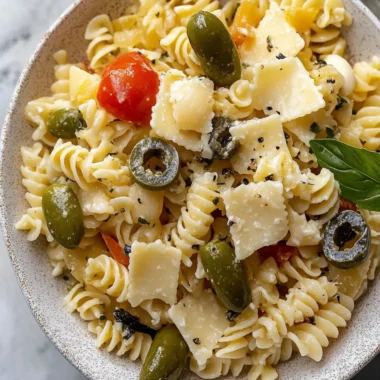 Dirty Martini Pasta Salad