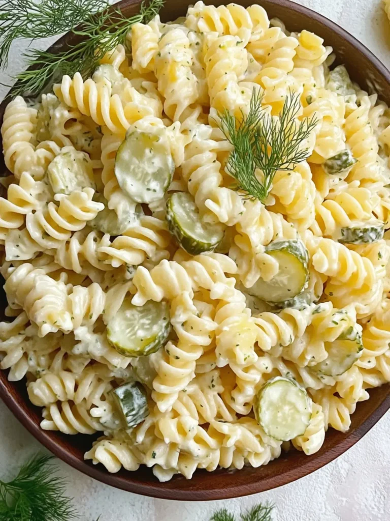 Creamy Dill Pickle Pasta Salad for Refreshing Summer Fun 3 Dill Pickle Pasta Salad