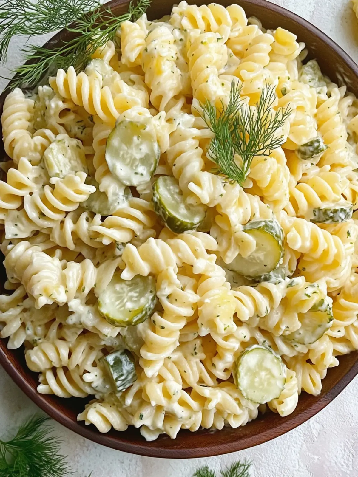 Creamy Dill Pickle Pasta Salad for Refreshing Summer Fun 3 Dill Pickle Pasta Salad