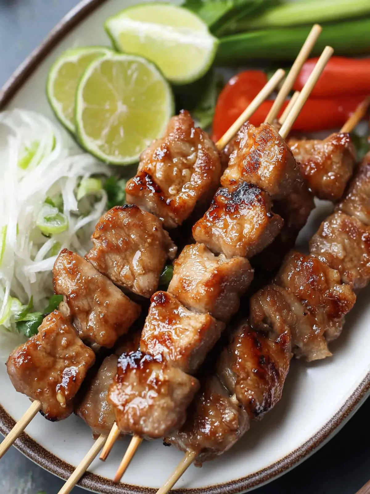 Delicious Asian Pork Skewers You'll Want to Make Tonight! 3 Asian Pork Skewers