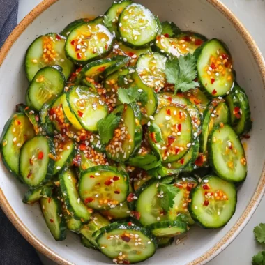 Spicy Asian Cucumber Salad