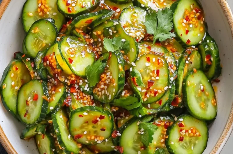 Spicy Asian Cucumber Salad