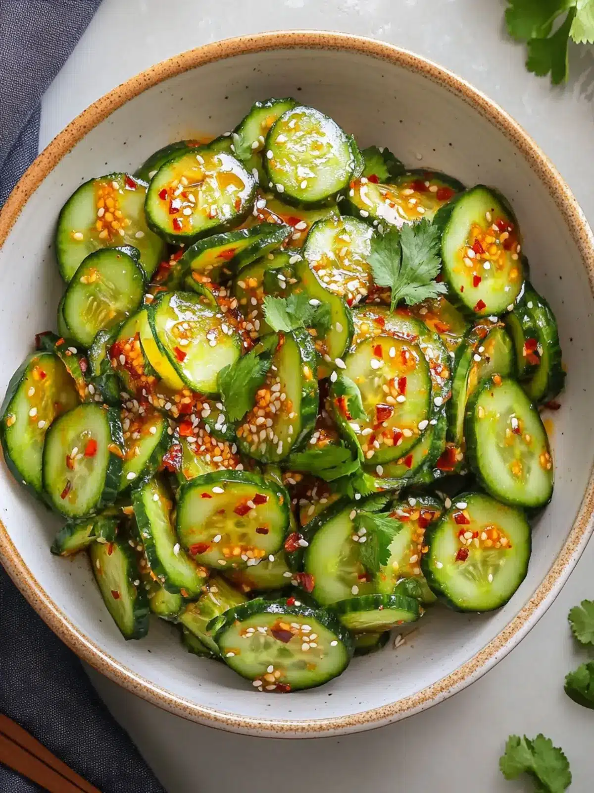 Spicy Asian Cucumber Salad