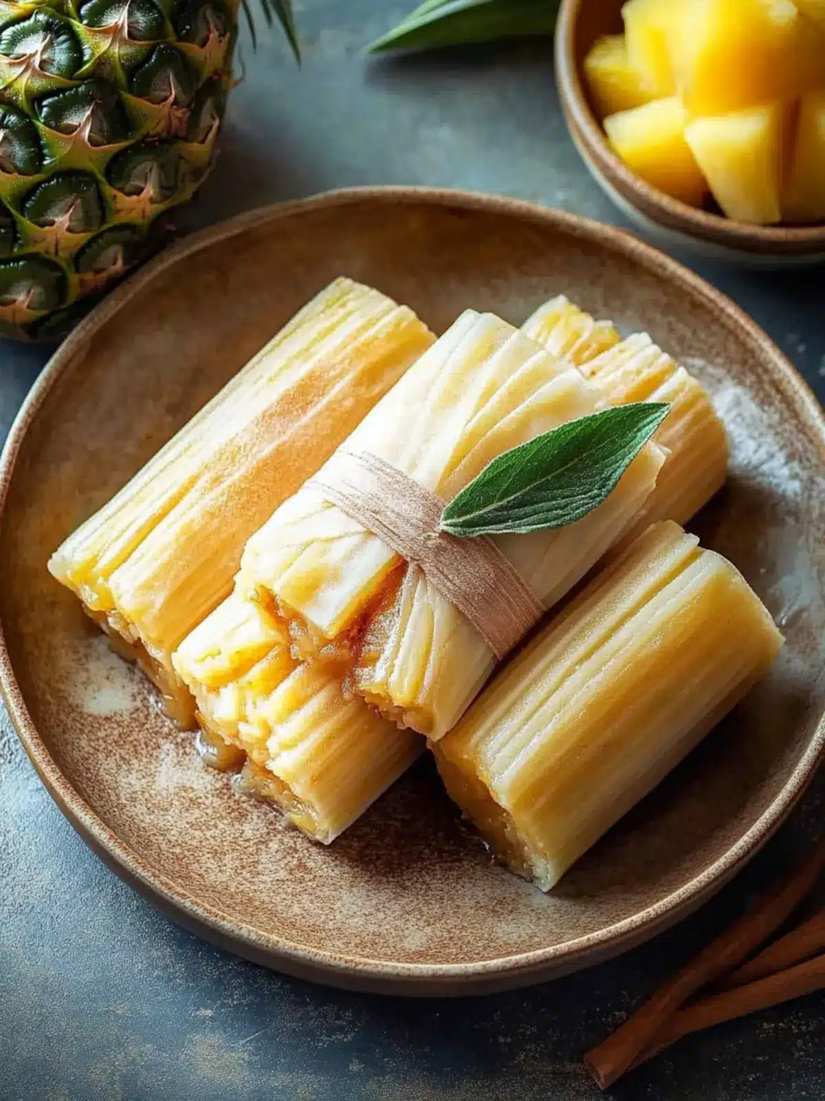 Sweet Pineapple Tamales