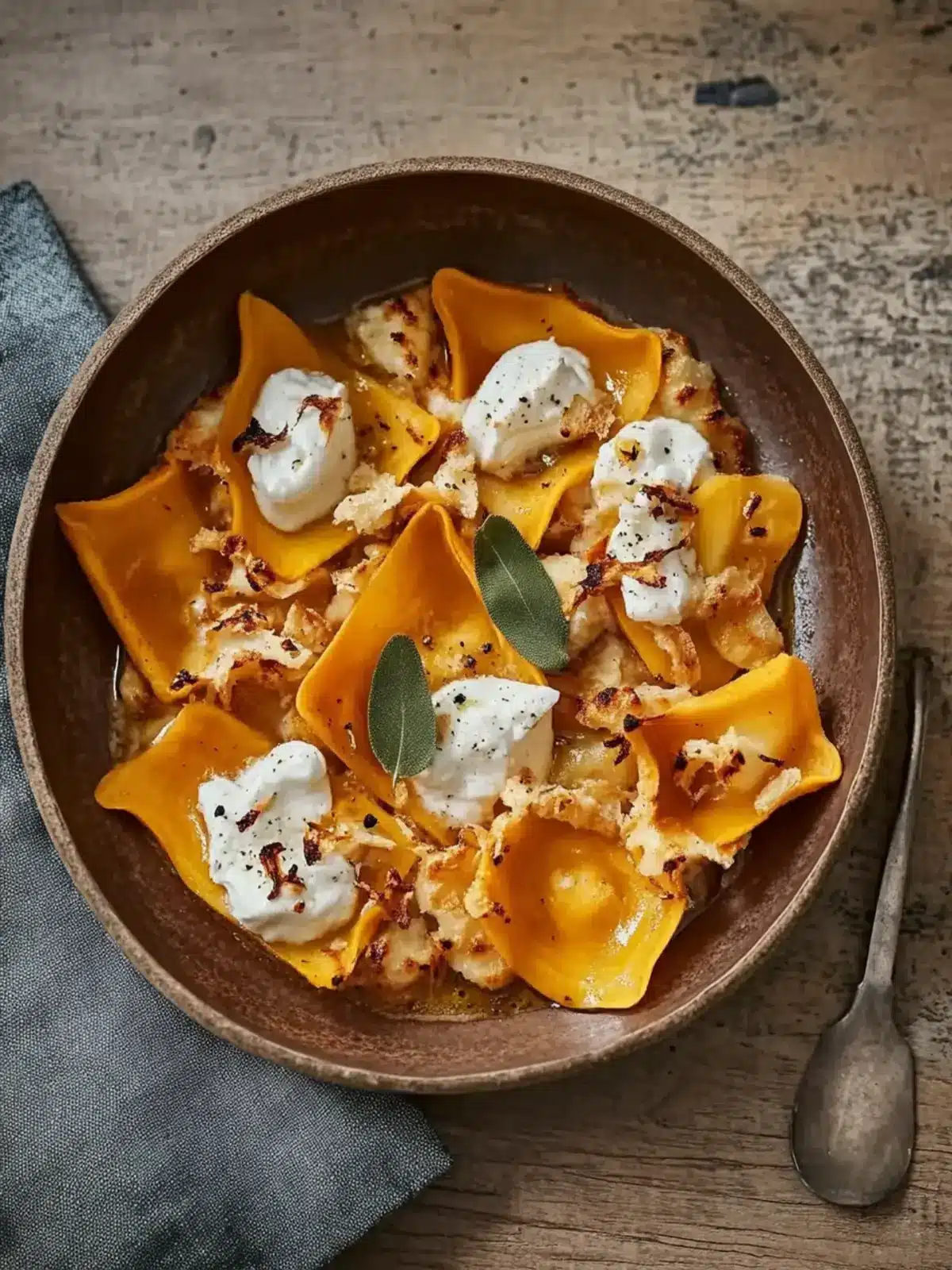 Red Kuri Squash and Goat's Cheese Manti: Cozy Comfort Dish 3 Red Kuri squash and goat's cheese manti