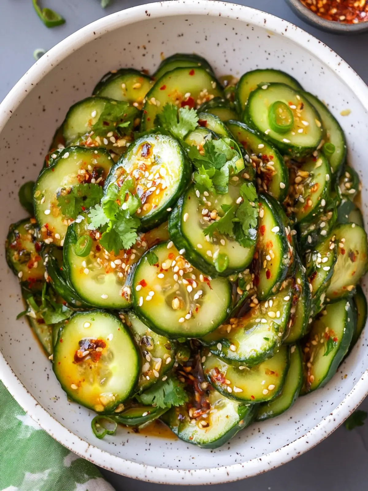 Spicy Asian Cucumber Salad