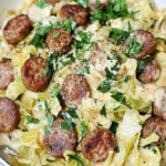 Keto TikTok Cajun Sausage Cabbage Alfredo: Quick & Creamy Delight 15 Keto TikTok Cajun Sausage Cabbage Alfredo