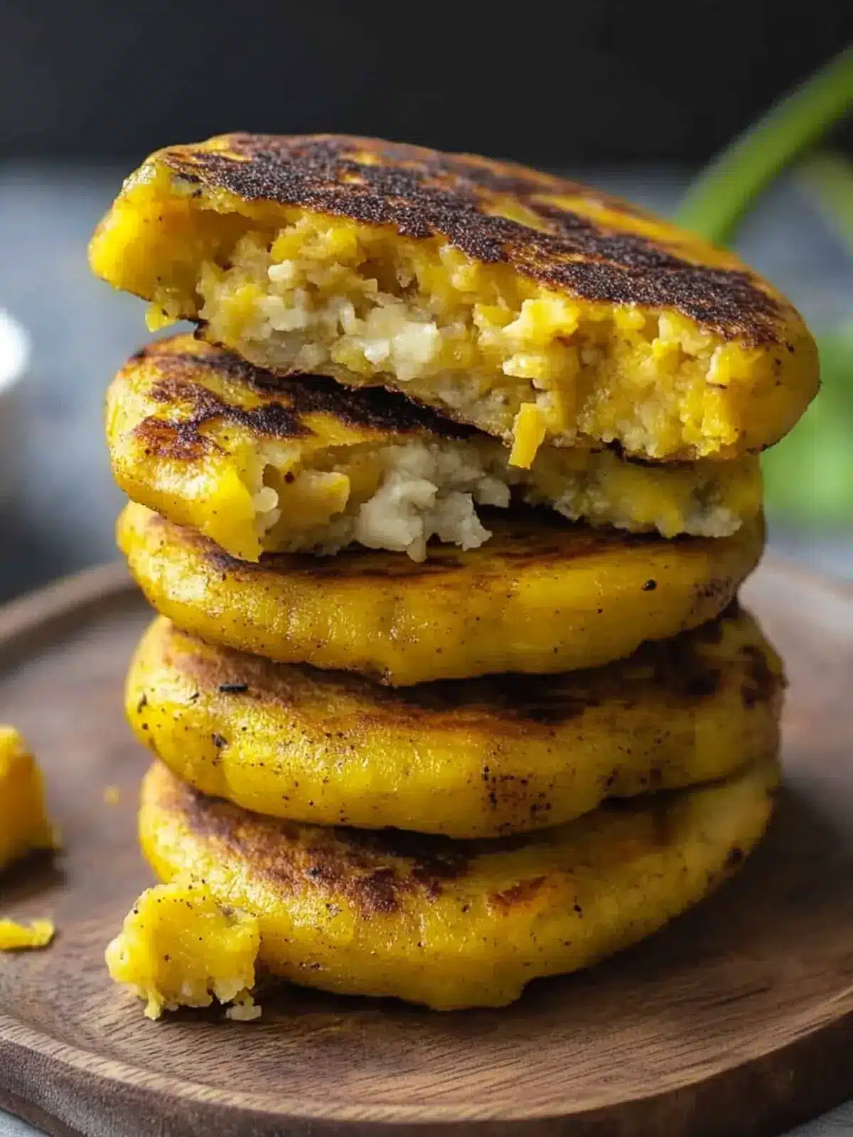 Plantain Arepas: Quick 4-Ingredient Delight for Breakfast 3 Plantain Arepas