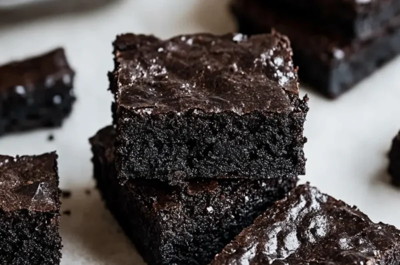 Black Cocoa Brownies