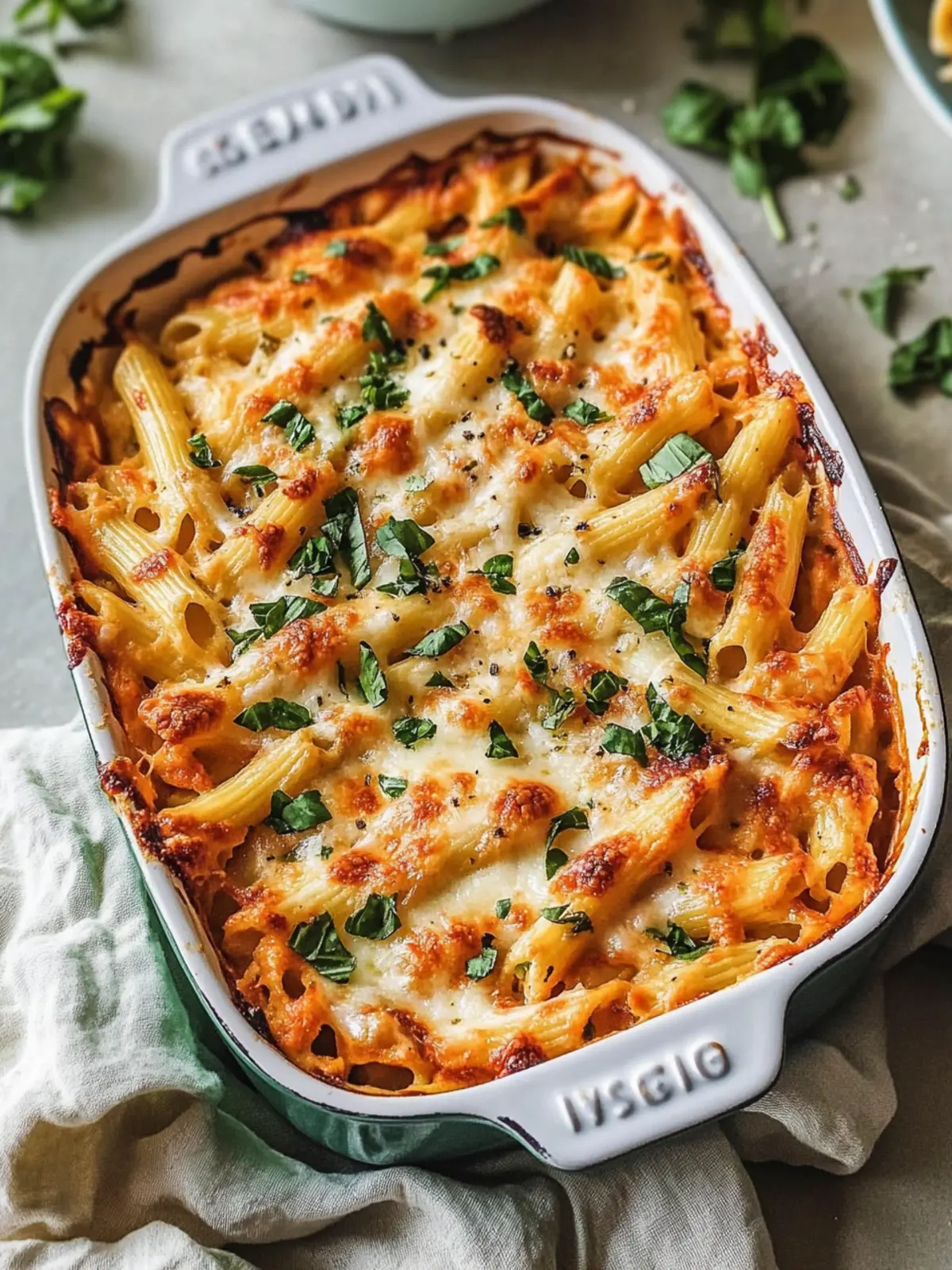 Cottage Cheese Pasta Bake