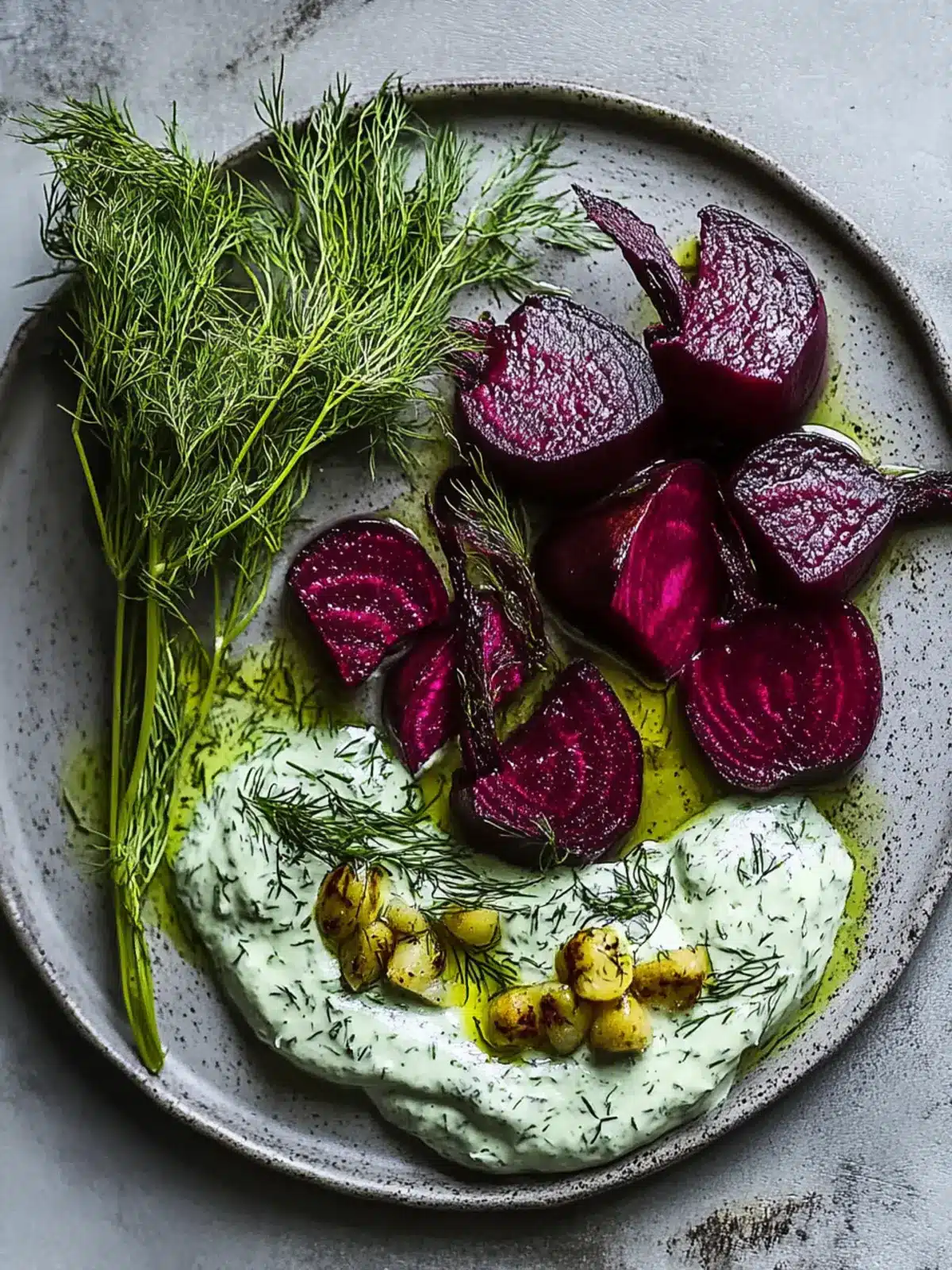 Roasted Beets with Dill Cream: A Healthy, Vibrant Treat 4 Roasted beets with dill cream