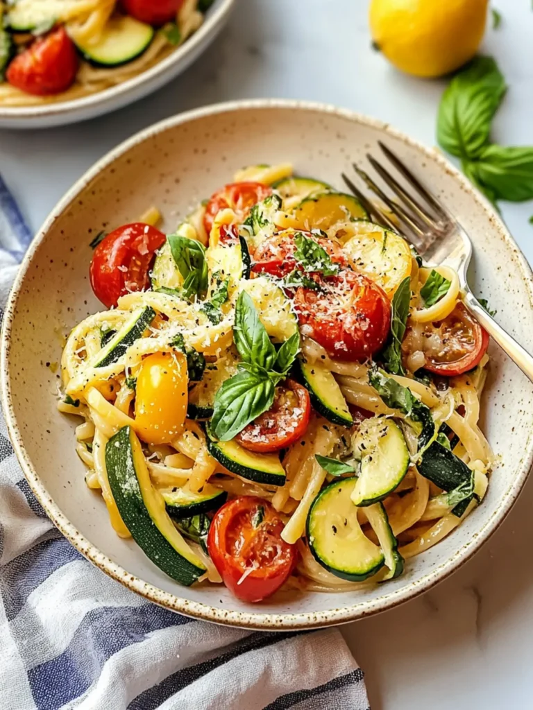 Tomato Zucchini Pasta: A Fresh Twist on Quick Dinners 3 Tomato Zucchini Pasta