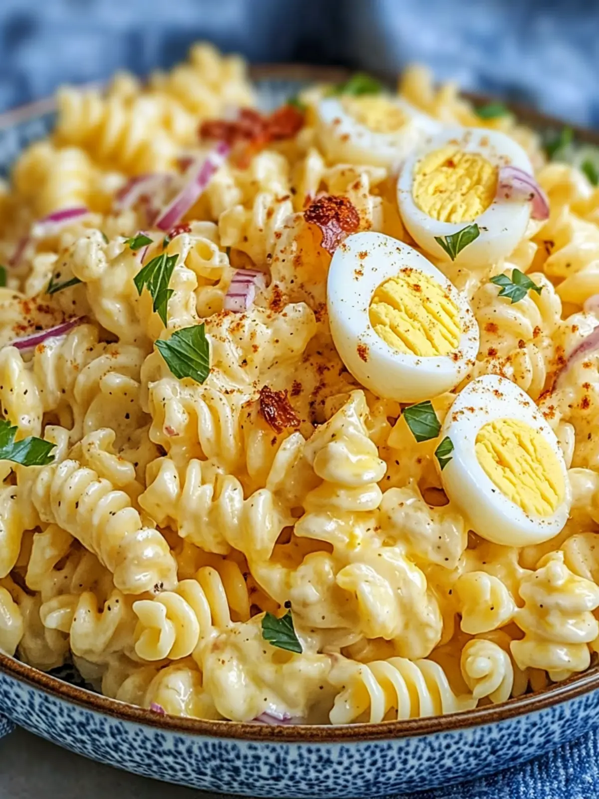 Deviled Egg Pasta Salad that Dazzles at Every Gathering 3 Deviled Egg Pasta Salad