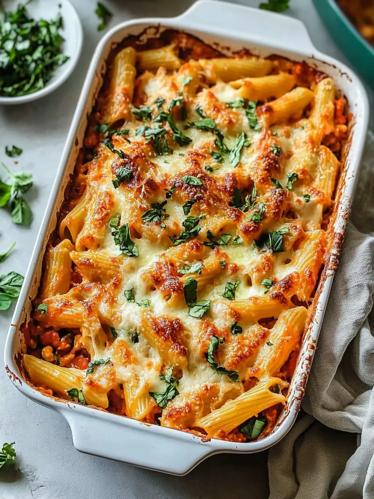 Cottage Cheese Pasta Bake