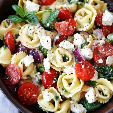 Zesty Greek Tortellini Salad for Fresh Flavor Lovers 10 Greek Tortellini Salad
