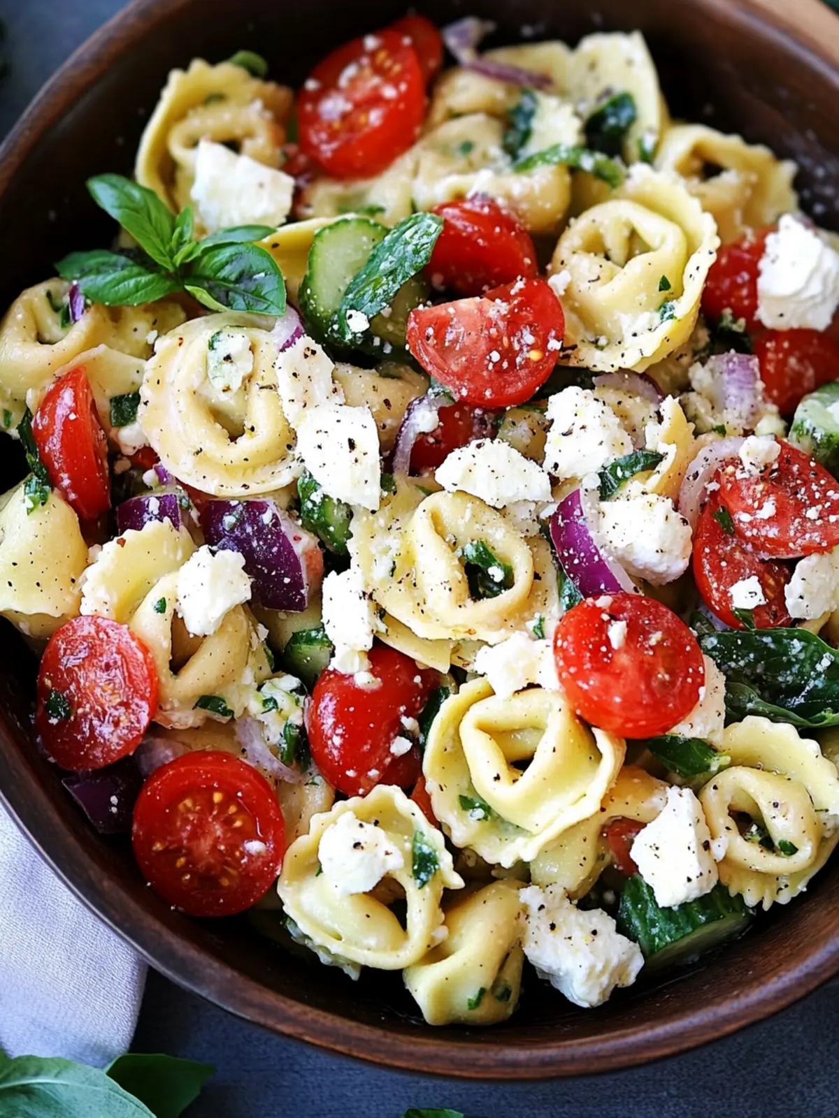Zesty Greek Tortellini Salad for Fresh Flavor Lovers 5 Greek Tortellini Salad