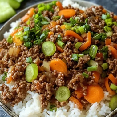 Ground Beef Teriyaki Rice Bowls