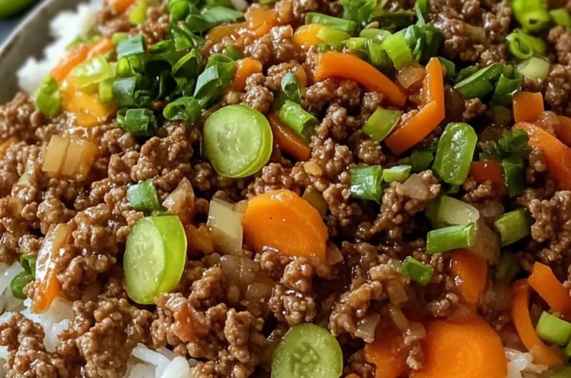 Ground Beef Teriyaki Rice Bowls