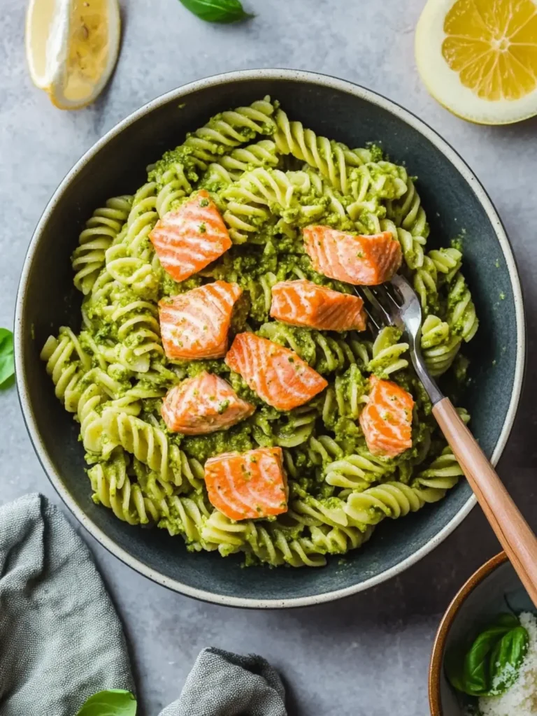 Savory Salmon Pesto Pasta: Your Quick, Healthy Weeknight Win 3 Salmon Pesto Pasta