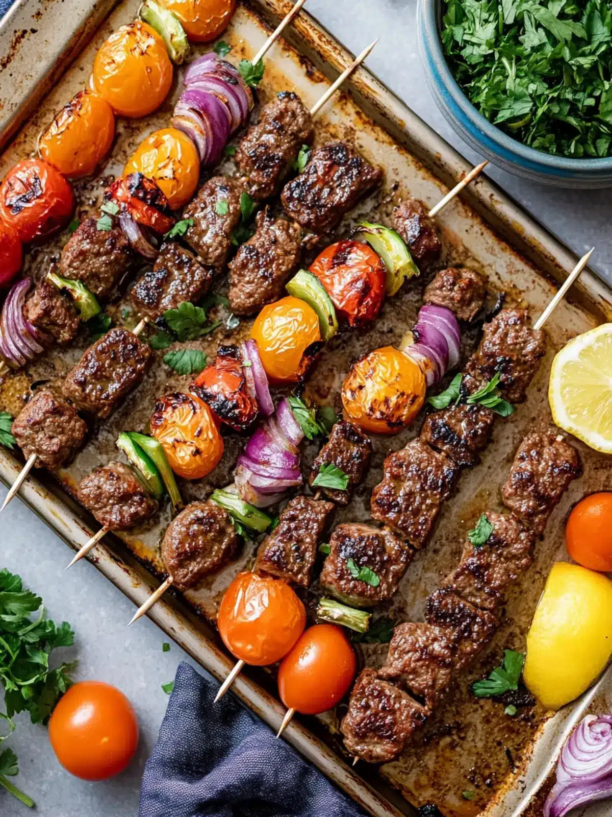 Irresistible Sheet Pan Kebabs That Make Dinnertime Fun 3 Sheet Pan Kebabs