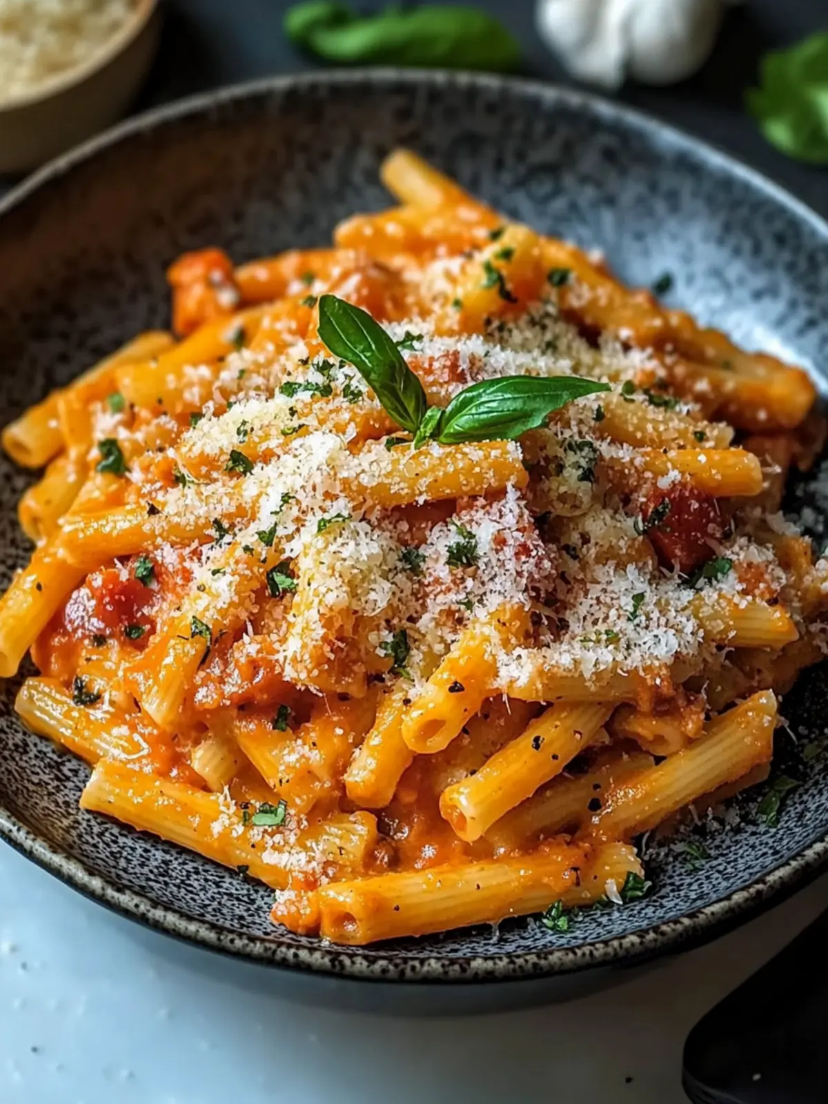 Creamy Tomato Garlic Pasta: Quick Comfort in Every Bite 5 Tomato Garlic Pasta creamy