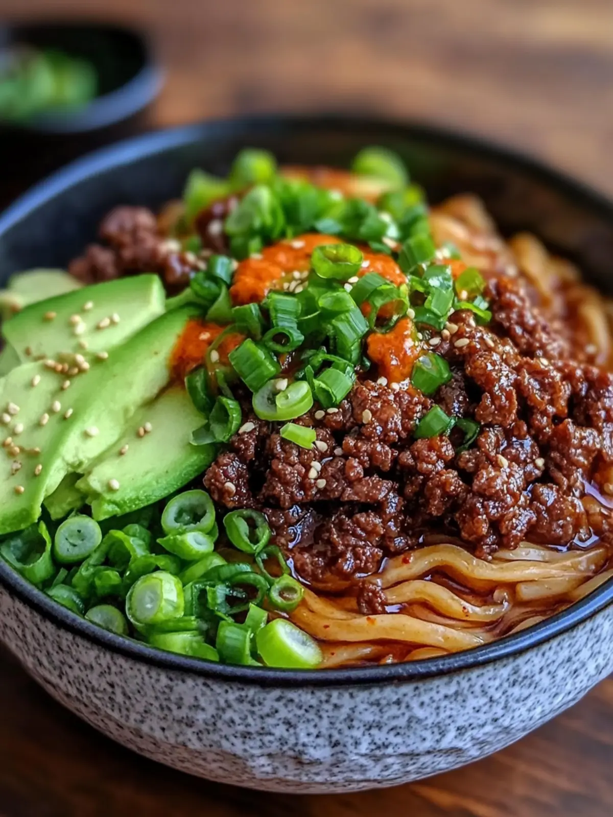 Delicious Korean Ground Beef Bulgogi Noodle Bowl Under 30 Minutes 4 Korean Ground Beef Bulgogi Noodle Bowl