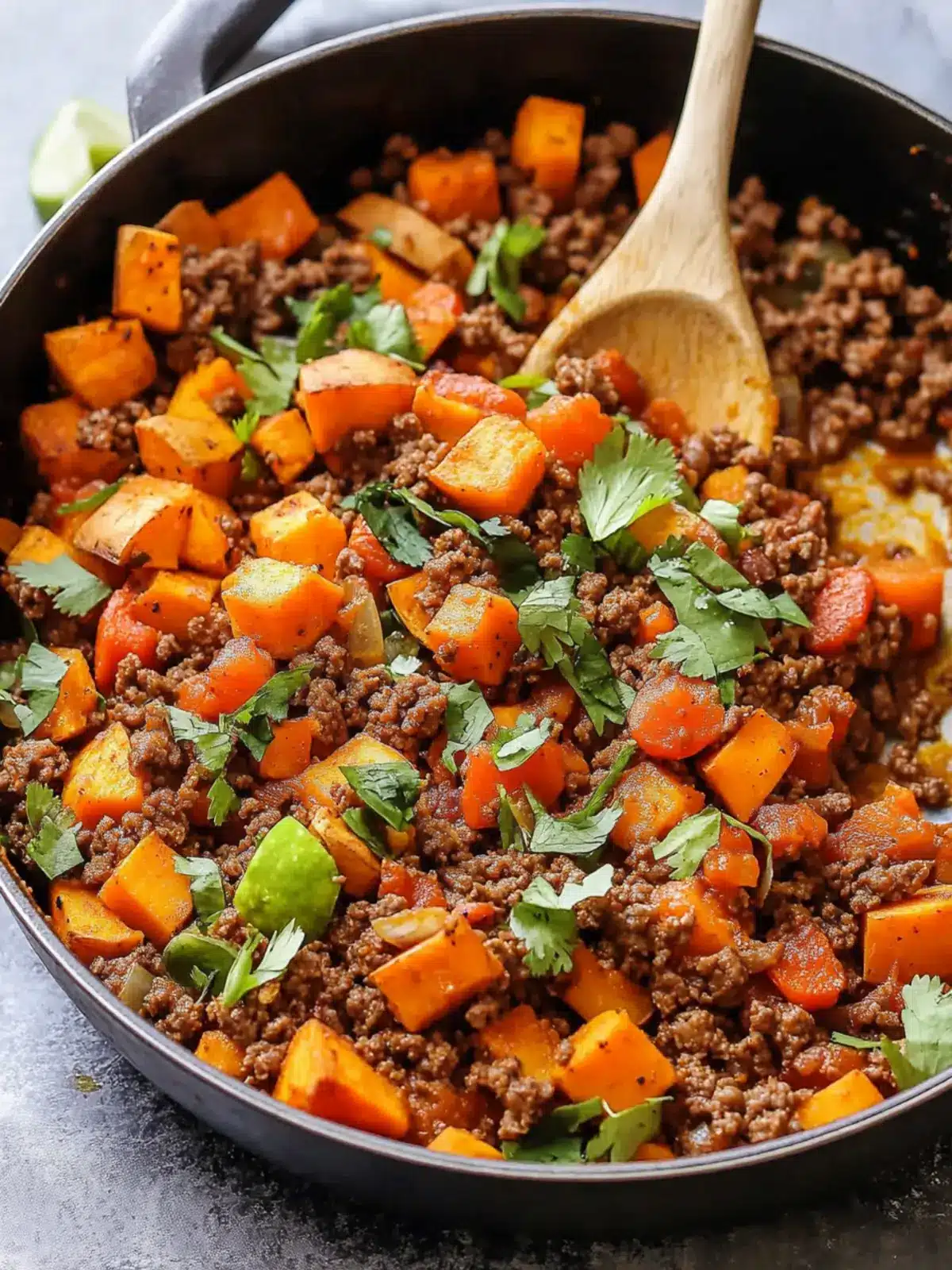 Savory Southwest Ground Beef and Sweet Potato Skillet Delight 3 Southwest Ground Beef and Sweet Potato Skillet