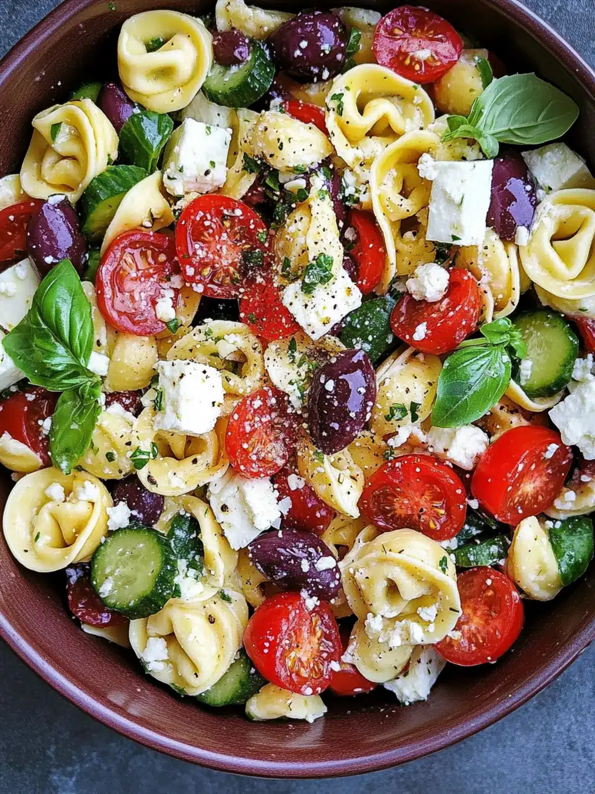 Zesty Greek Tortellini Salad for Fresh Flavor Lovers 3 Greek Tortellini Salad