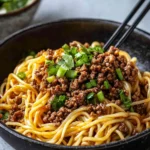 Savor the Moment with Mongolian Ground Beef Noodles 85 Mongolian Ground Beef Noodles