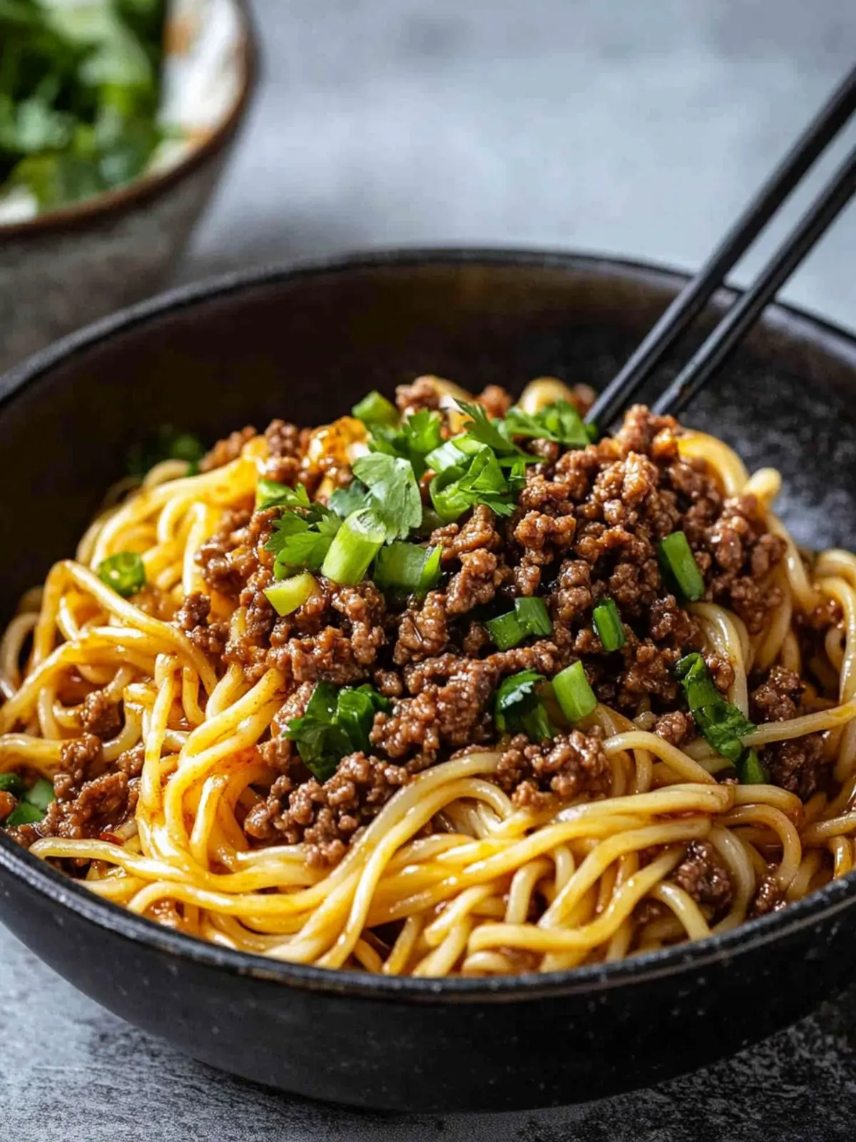 Savor the Moment with Mongolian Ground Beef Noodles 5 Mongolian Ground Beef Noodles