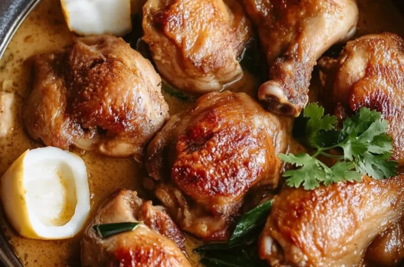 Chicken Adobo with Coconut Milk