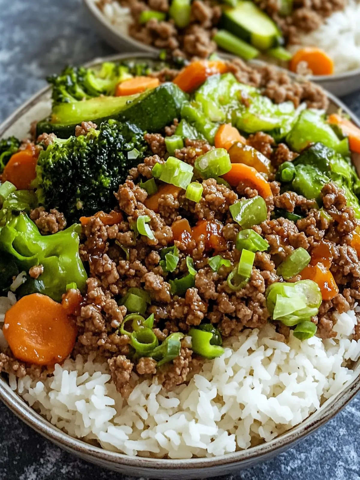 Quick and Tasty Ground Beef Teriyaki Rice Bowls Ready in 30 Minutes 2 Ground Beef Teriyaki Rice Bowls
