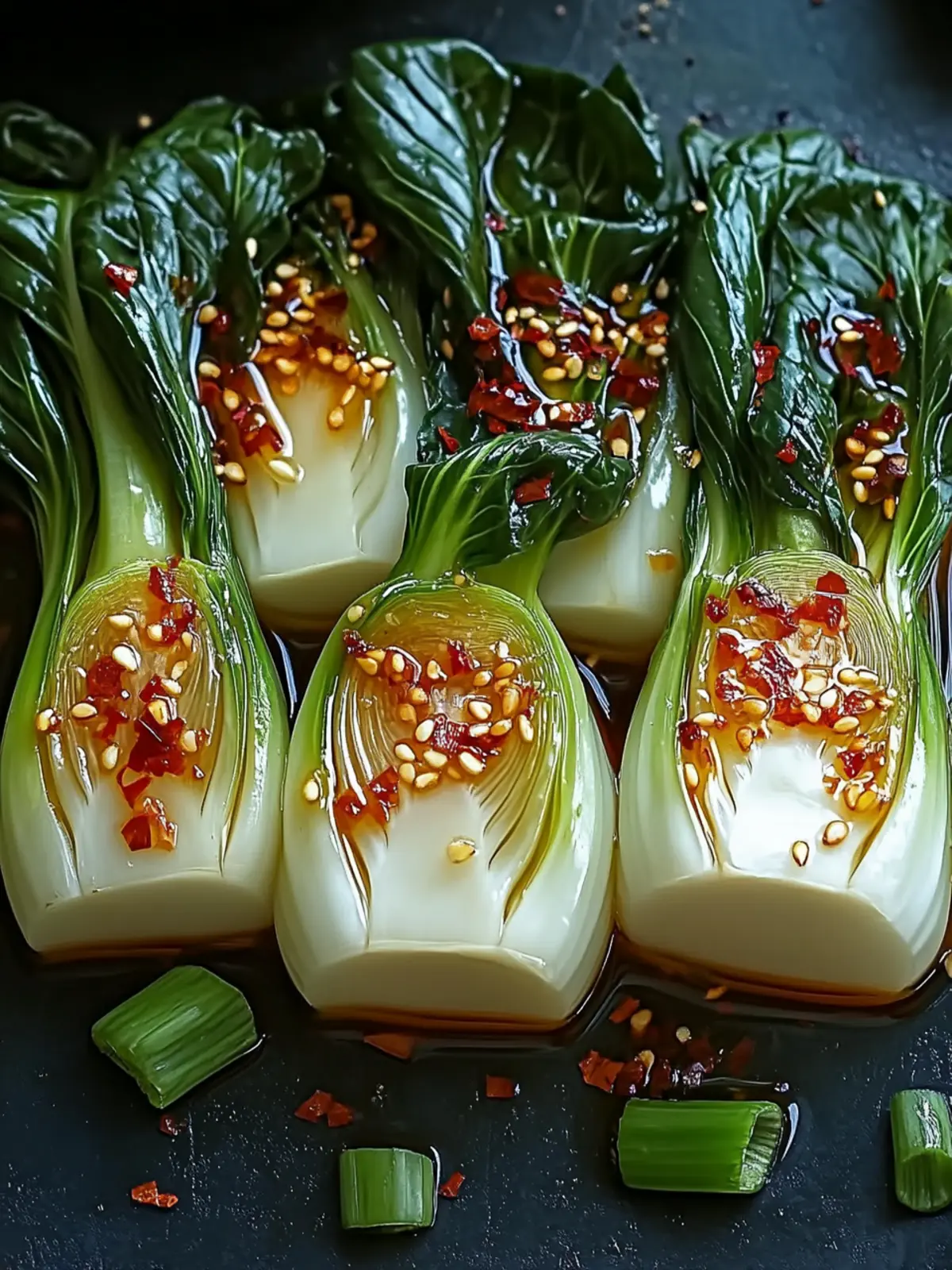 Spicy Bok Choy with Ginger Chili Sauce in Under 15 Minutes 2 Bok Choy with Ginger Chili Sauce