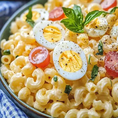 Deviled Egg Pasta Salad that Dazzles at Every Gathering 9 Deviled Egg Pasta Salad