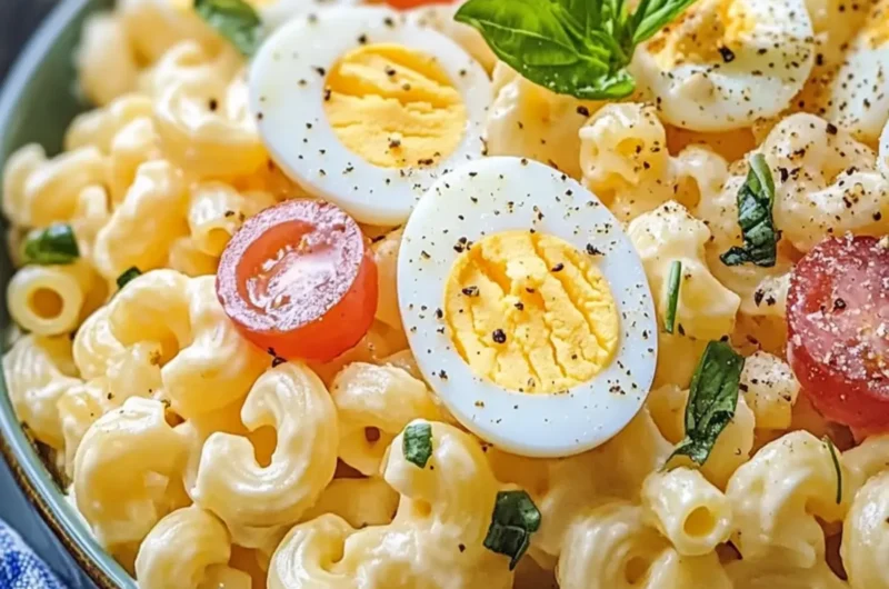 Deviled Egg Pasta Salad