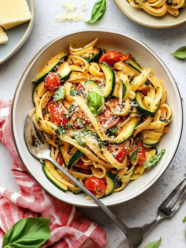 Tomato Zucchini Pasta: A Fresh Twist on Quick Dinners 2 Tomato Zucchini Pasta