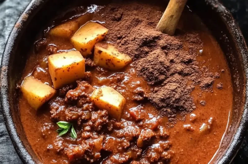 Coffee and Cocoa Powder Chili