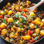 Savory Mexican Ground Beef and Potato Skillet for Family Fun 81 Mexican Ground Beef and Potato Skillet