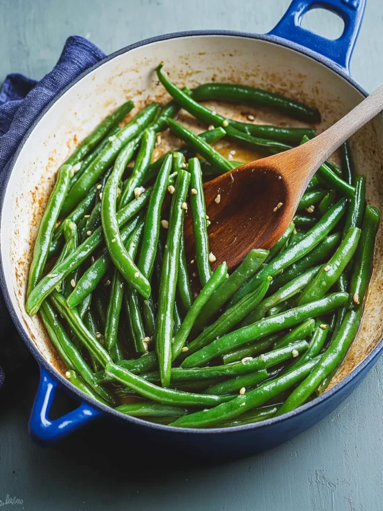 Miso Green Beans