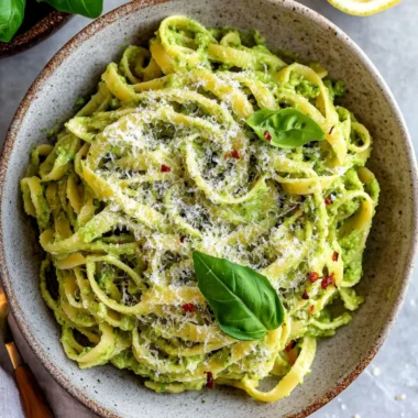 Avocado Pesto Pasta